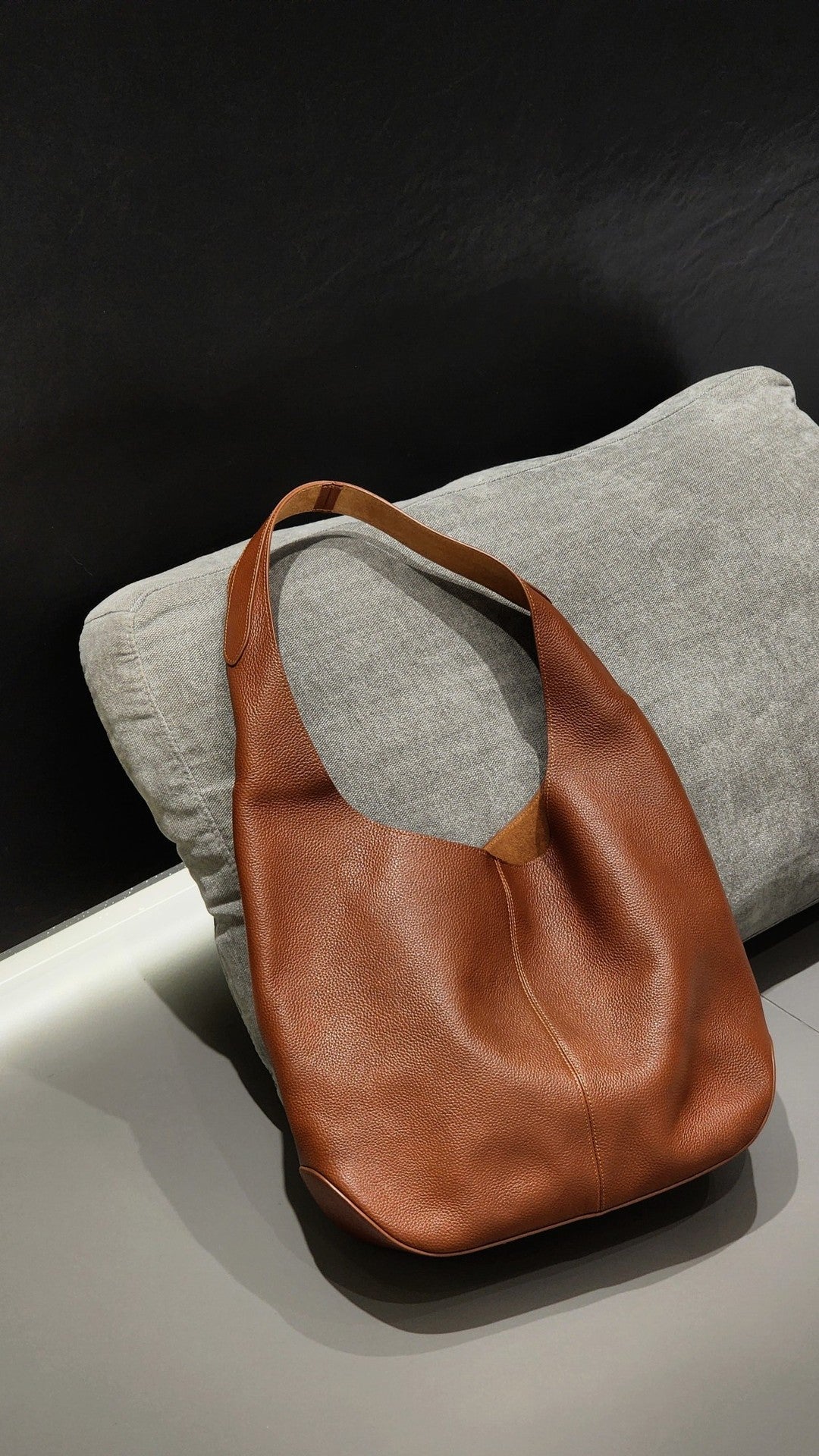Sac cabas en cuir Fubao pour femmes, rétro, uni, sous-bras, haute qualité - IVOIRART.COM