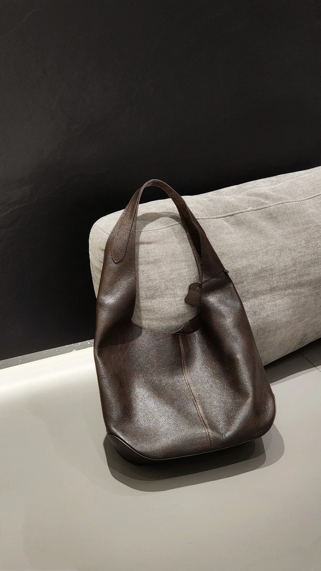 Sac cabas en cuir Fubao pour femmes, rétro, uni, sous-bras, haute qualité - IVOIRART.COM