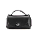 Sac cabas et bandoulière en cuir véritable style rétro élégant, beige/noir/rouge - IVOIRART.COM
