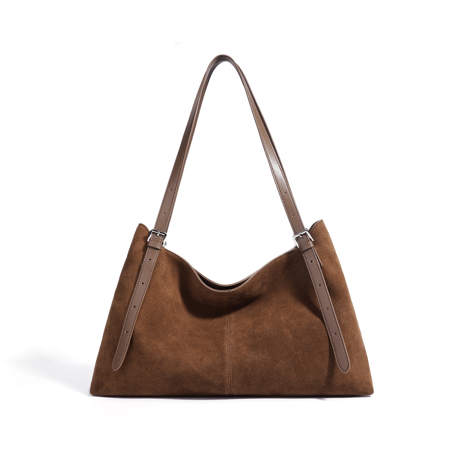 Sac Cabas Femme Grand Volume Effet Daim Suédé Élégant pour Usage Quotidien - IVOIRART.COM