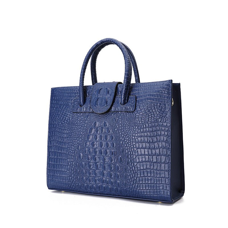 Sac cabas tendance et spacieux avec grande capacité en cuir véritable - IVOIRART.COM