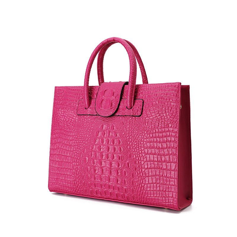 Sac cabas tendance et spacieux avec grande capacité en cuir véritable - IVOIRART.COM
