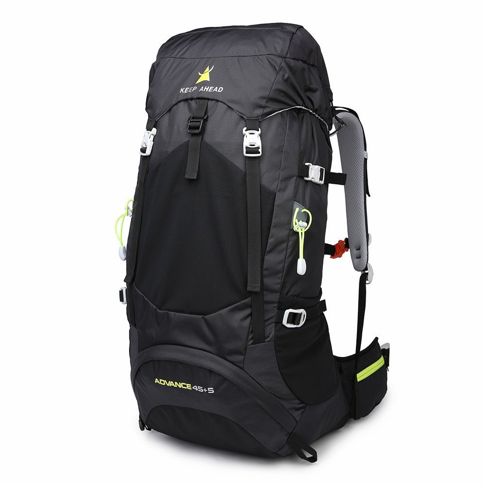 Sac de camping polyvalent en nylon souple unisexe capacité 36-55 L noir - IVOIRART.COM