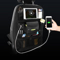 Sac de Rangement Multifonctionnel pour Siège Auto avec Dossier et Port USB - IVOIRART.COM
