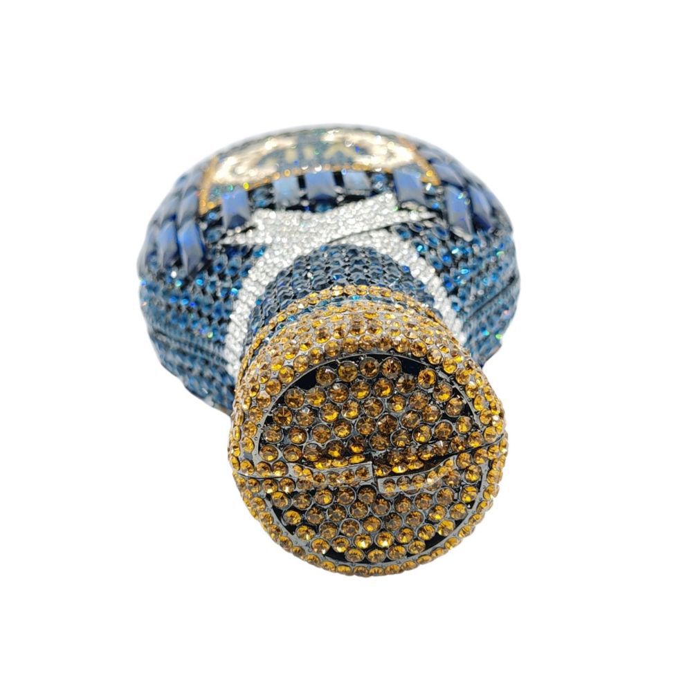 Sac de Soirée Main Diamant en Forme de Bouteille de Champagne Élégante - IVOIRART.COM