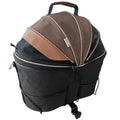 Sac de transport pliable en toile pour animaux, siège arrière, couleur marron café - IVOIRART.COM
