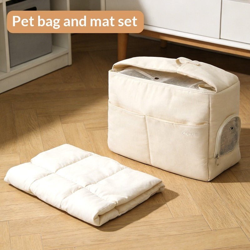 Sac de Transport Portable pour Chat Domestique - Parfait pour Voyages en Plein Air - IVOIRART.COM