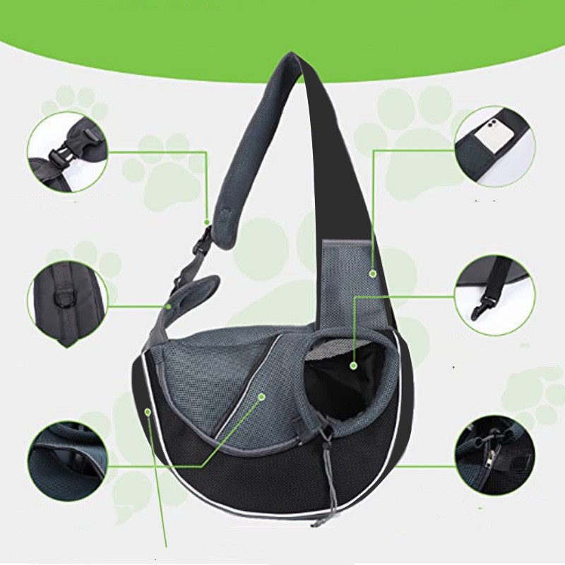 Sac de Transport pour Animaux Femmes Extérieur Sac Bandoulière Portable pour Chiens Chats Produits pour Animaux - IVOIRART.COM
