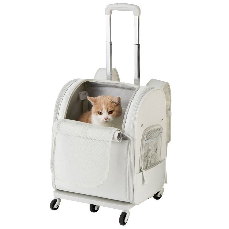 Sac de transport pour animaux Japon-Corée avec roulettes, portable, grande capacité - IVOIRART.COM