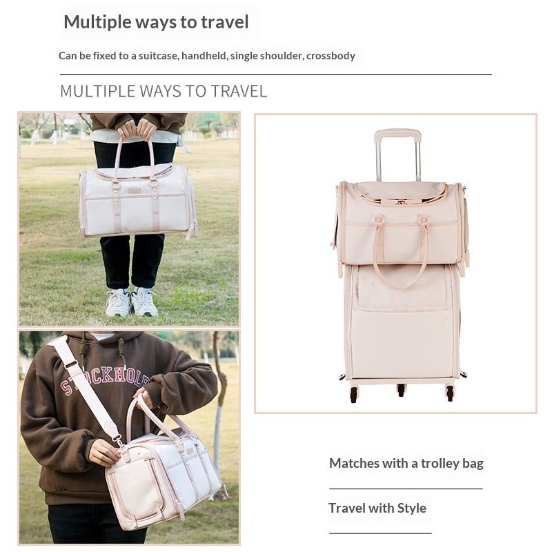 Sac de transport pour animaux Japon-Corée avec roulettes, portable, grande capacité - IVOIRART.COM