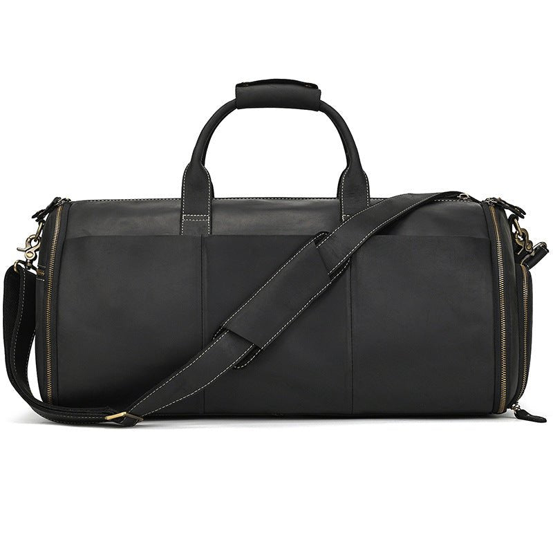 Sac de voyage de 20 pouces à grande capacité, sac bandoulière messager cuir - IVOIRART.COM