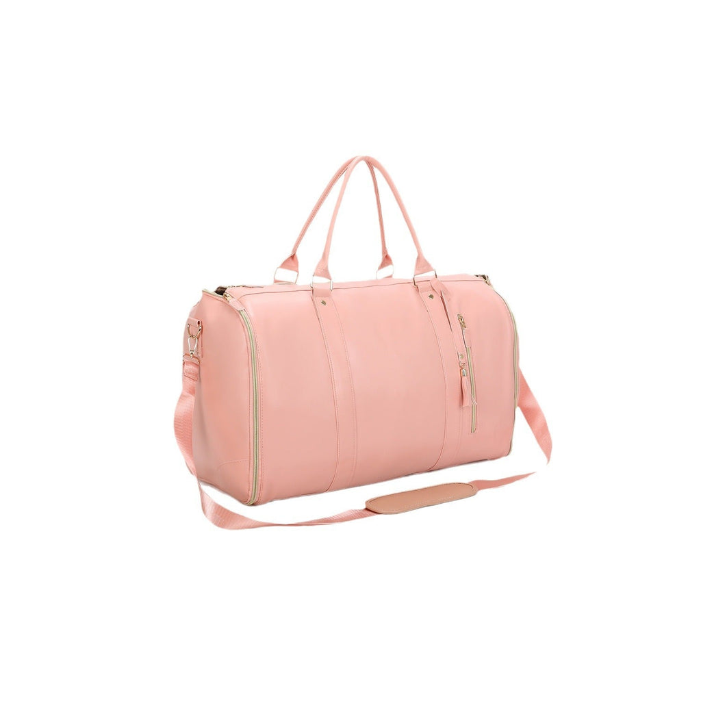 Sac de voyage polyvalent pliable en cuir PU pour vêtements et sport 36-55L - IVOIRART.COM