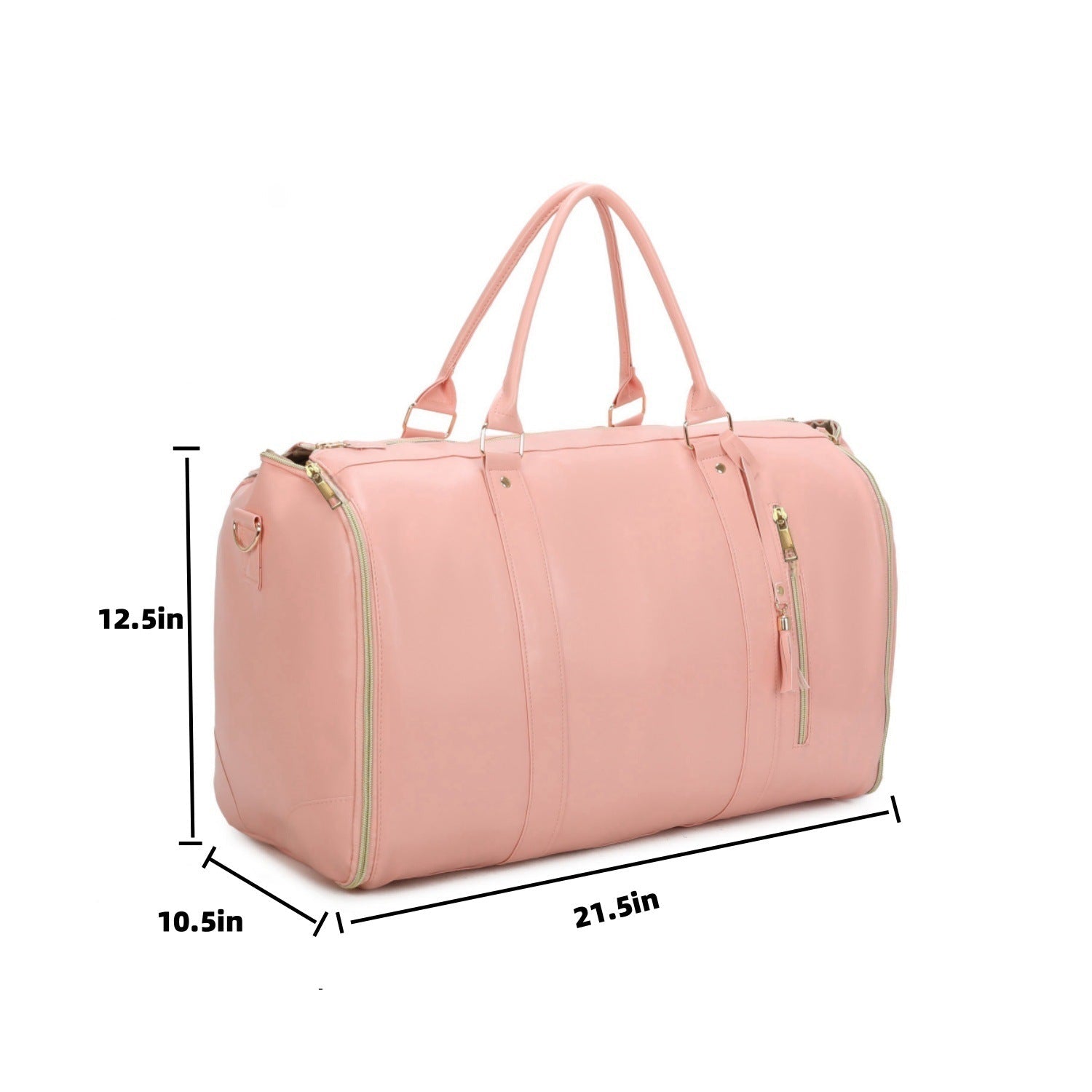 Sac de voyage polyvalent pliable en cuir PU pour vêtements et sport 36-55L - IVOIRART.COM