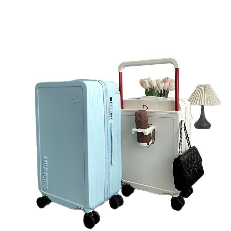 Sac de Voyage Spacieux avec Tige de Traction Large, Couvercle Avant, Porte-Gobelet Pliable et Interface USB - IVOIRART.COM