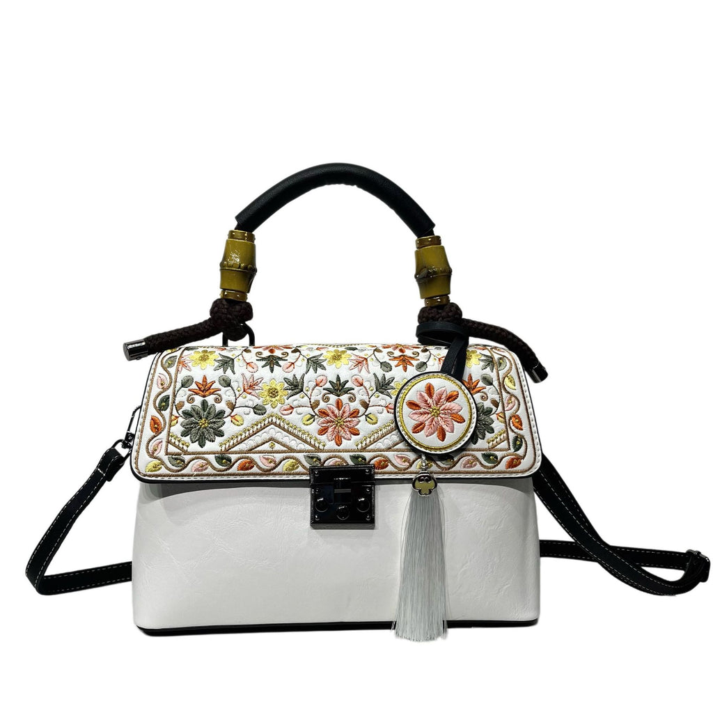 Sac décontracté texturé pour femme, grande capacité, style vague chinoise tendance - IVOIRART.COM