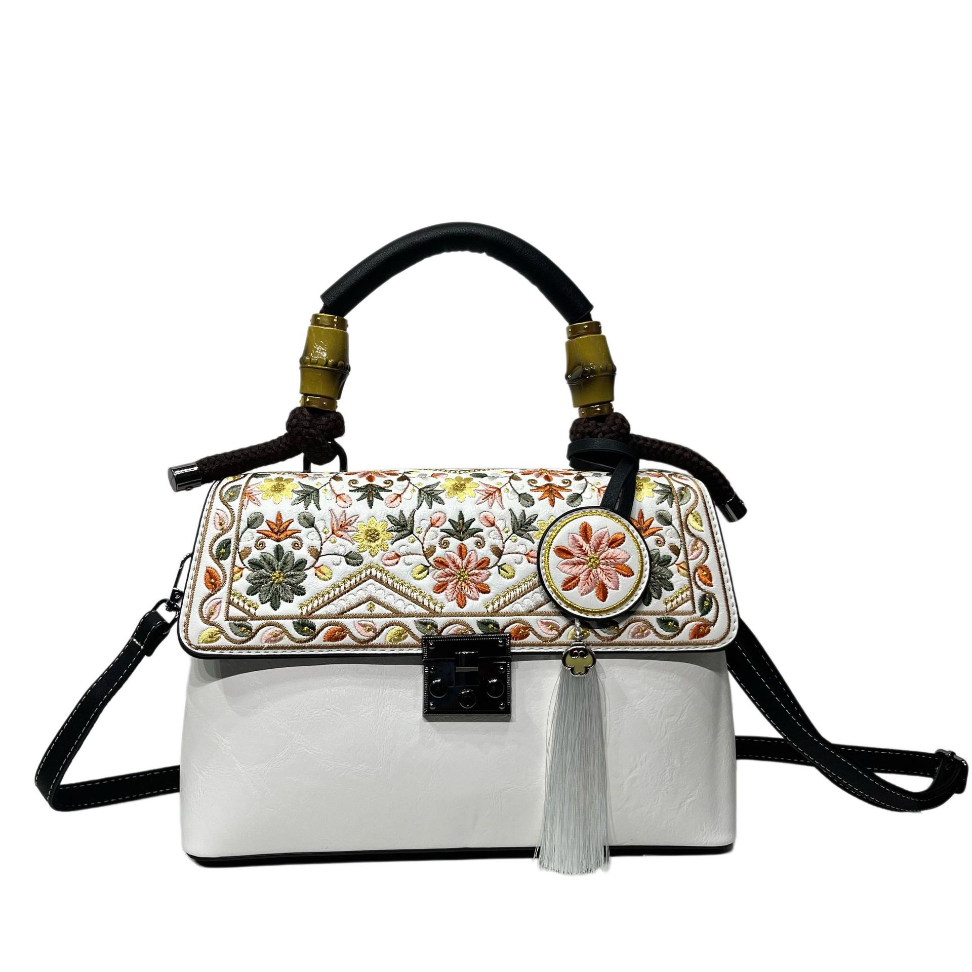 Sac décontracté texturé pour femme, grande capacité, style vague chinoise tendance - IVOIRART.COM