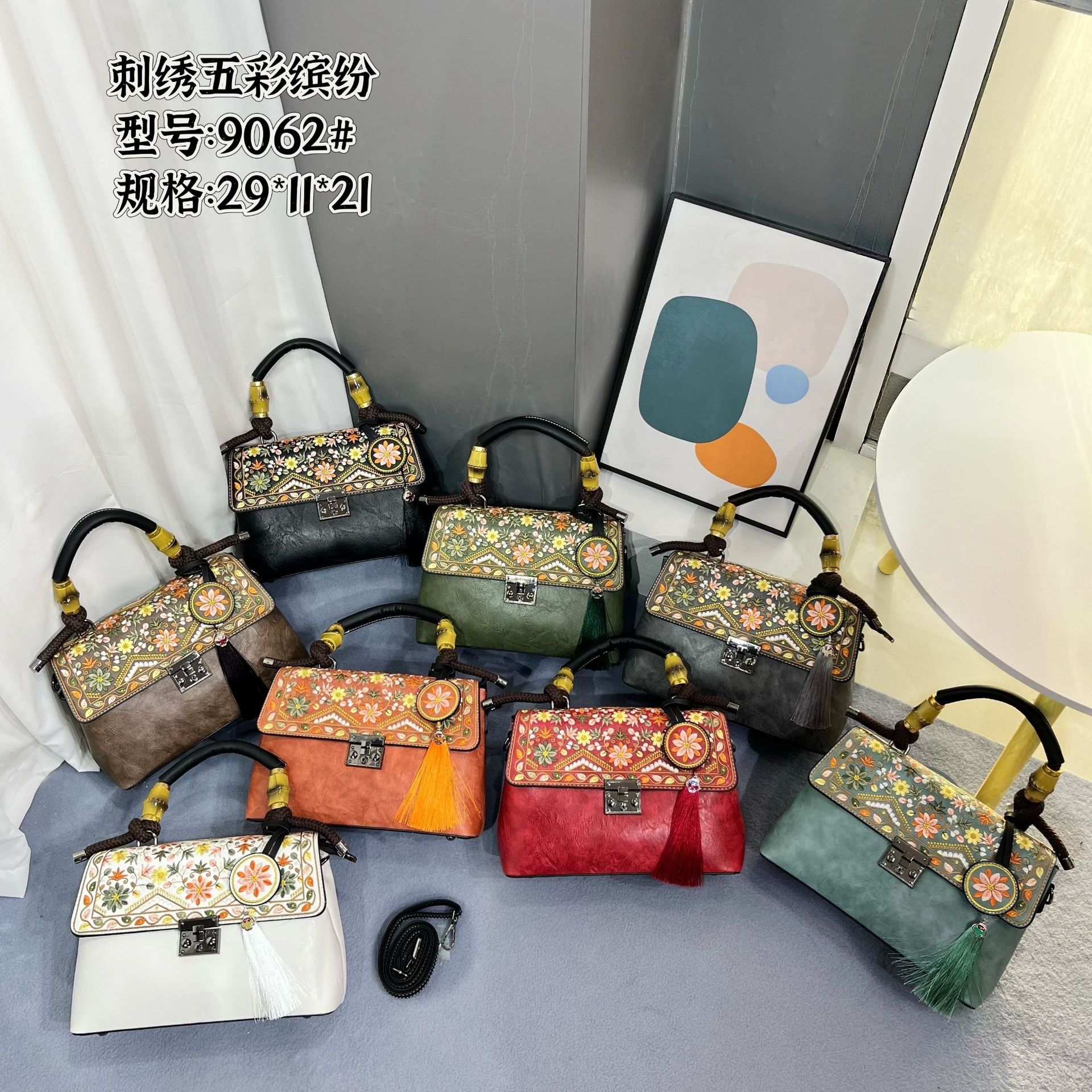Sac décontracté texturé pour femme, grande capacité, style vague chinoise tendance - IVOIRART.COM