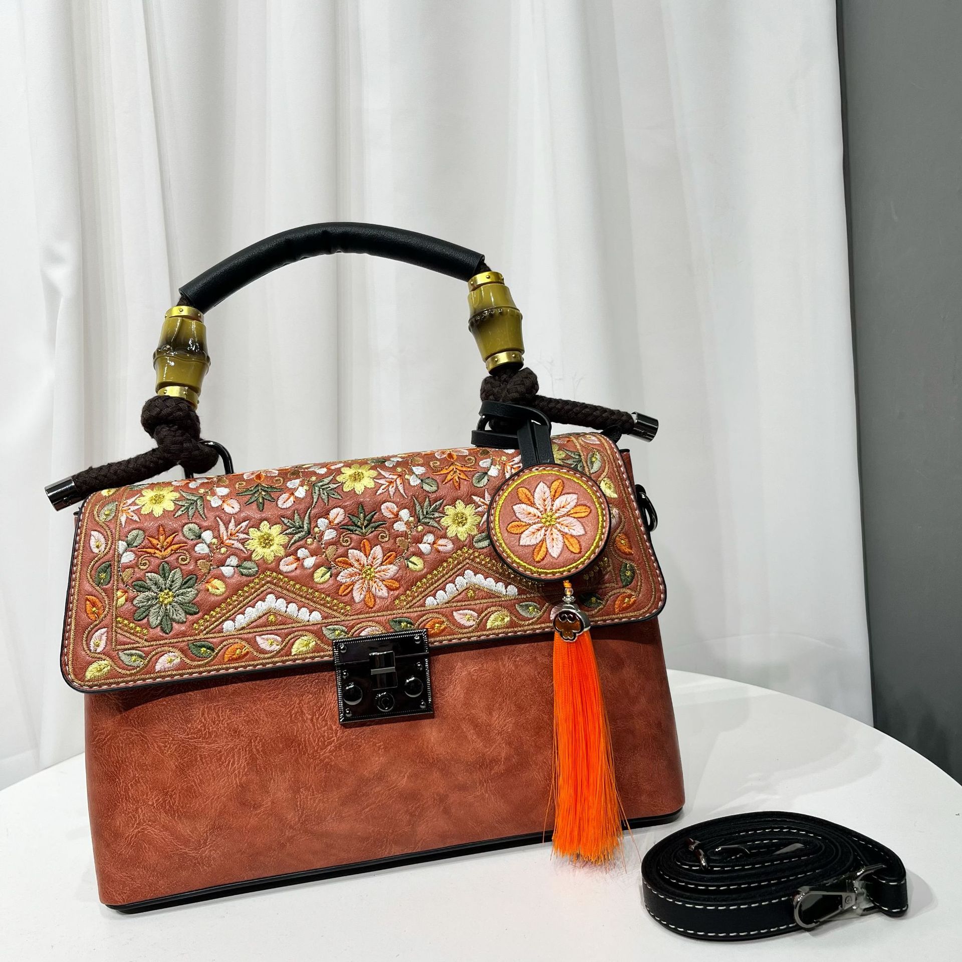 Sac décontracté texturé pour femme, grande capacité, style vague chinoise tendance - IVOIRART.COM