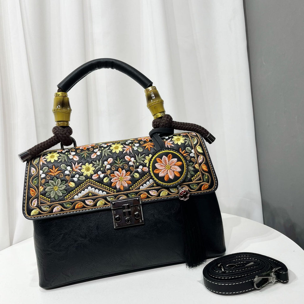 Sac décontracté texturé pour femme, grande capacité, style vague chinoise tendance - IVOIRART.COM