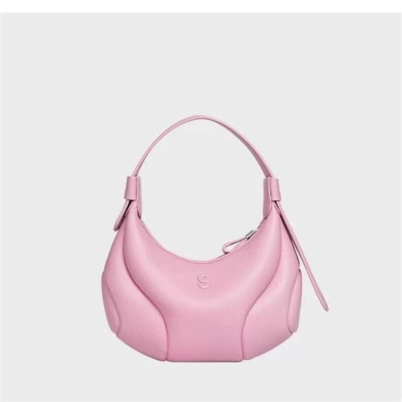 Sac d'Épaule Demi-Lune Pour Femme Style Baseball avec Bandoulière Double Noir - IVOIRART.COM