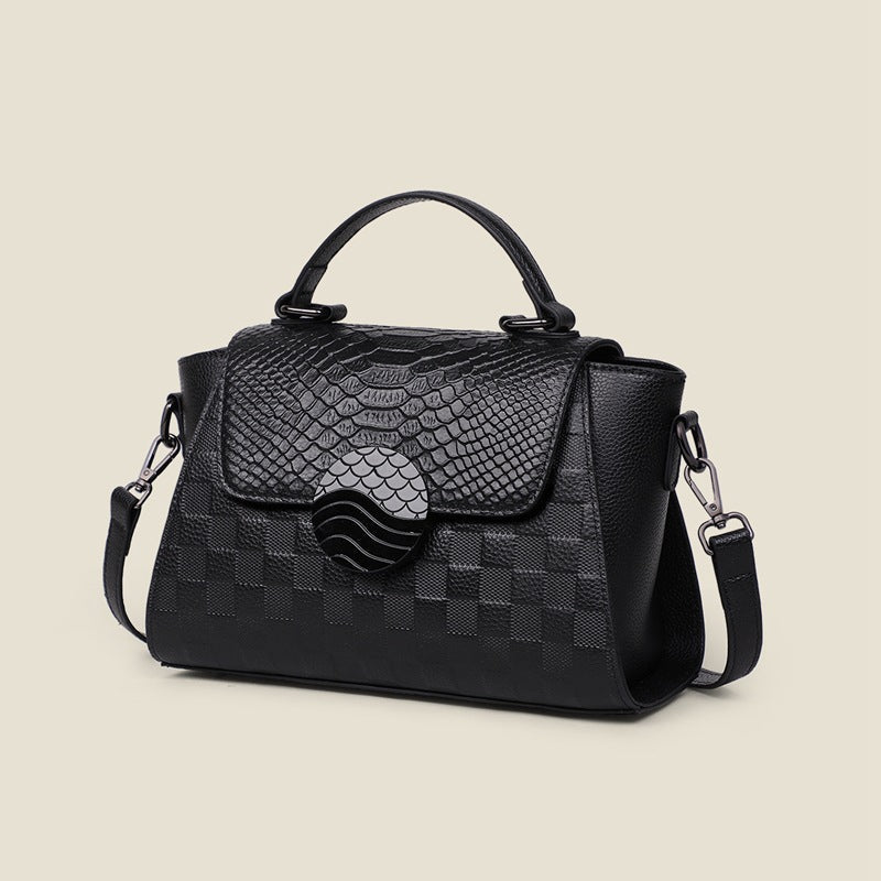 Sac d'Épaule Pour Navetteur avec Grande Capacité en Cuir Véritable Élégant - IVOIRART.COM