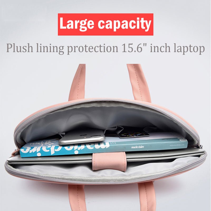 Sac en Cuir PU pour Ordinateur Portable Femme 13,3 - 15,6" Mallette Homme Épaule - IVOIRART.COM