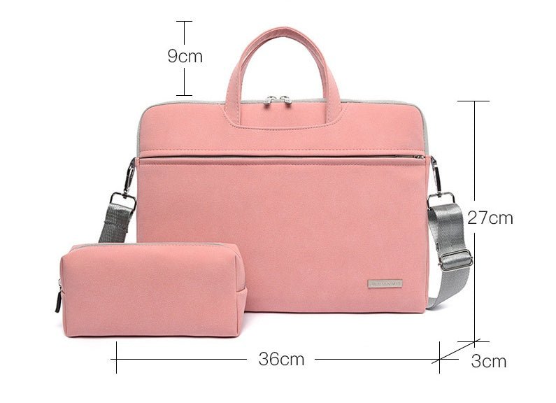 Sac en Cuir PU pour Ordinateur Portable Femme 13,3 - 15,6" Mallette Homme Épaule - IVOIRART.COM