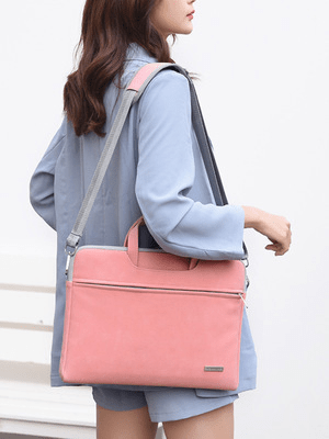 Sac en Cuir PU pour Ordinateur Portable Femme 13,3 - 15,6" Mallette Homme Épaule - IVOIRART.COM