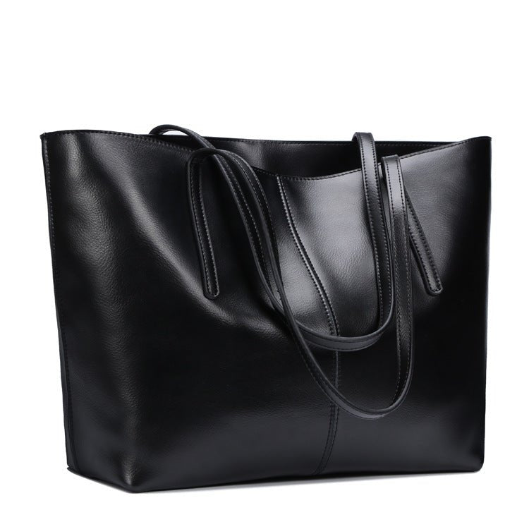 Sac en cuir véritable élégant pour épaule — style business, voyage et shopping . - IVOIRART.COM