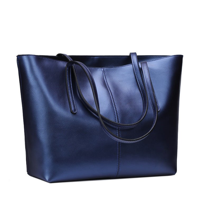 Sac en cuir véritable élégant pour épaule — style business, voyage et shopping . - IVOIRART.COM
