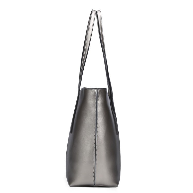 Sac en cuir véritable élégant pour épaule — style business, voyage et shopping . - IVOIRART.COM