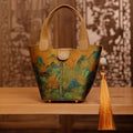 Sac en Soie Tianxu Panier à Légumes Sac Pochette Style Chinois National - IVOIRART.COM