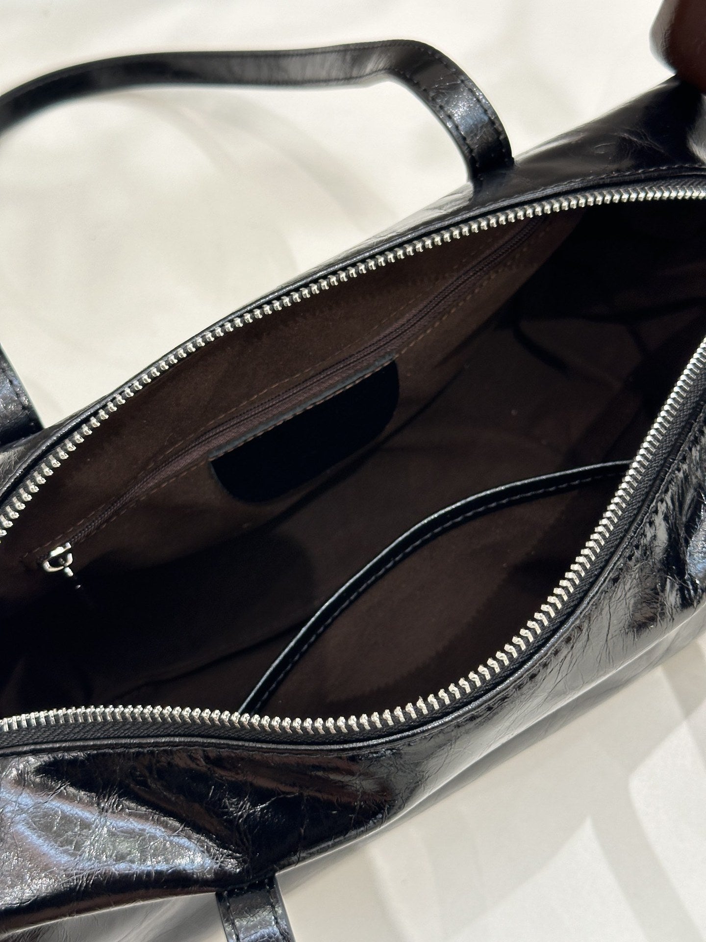 Sac femme cuir véritable Bowling grand, cuir pleine fleur huilé, grande capacité! - IVOIRART.COM