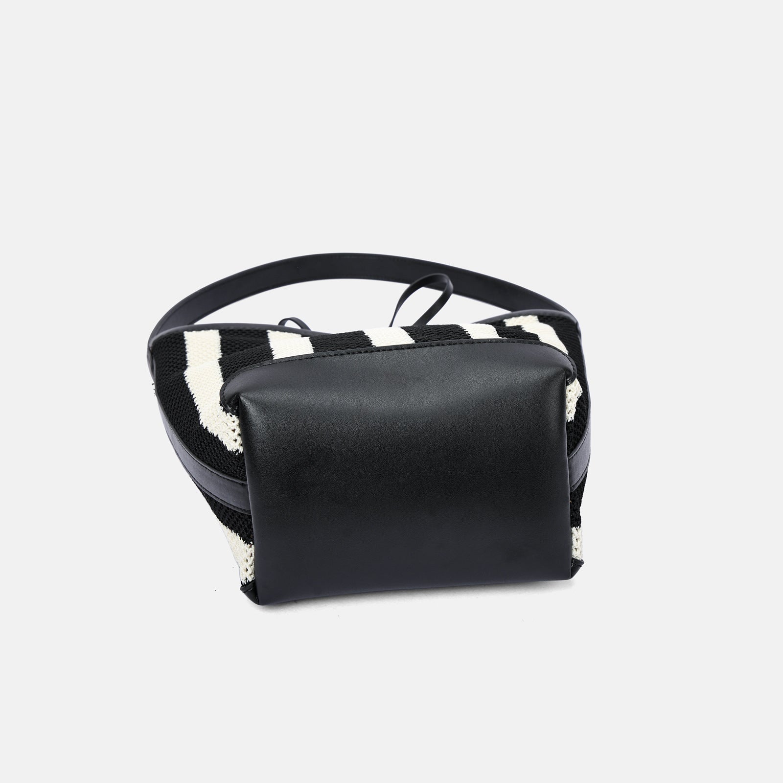 Sac Femme d’Été en Tissu Tissé pour Épaule et Aisselle, Style Seau 28x18x13cm - IVOIRART.COM