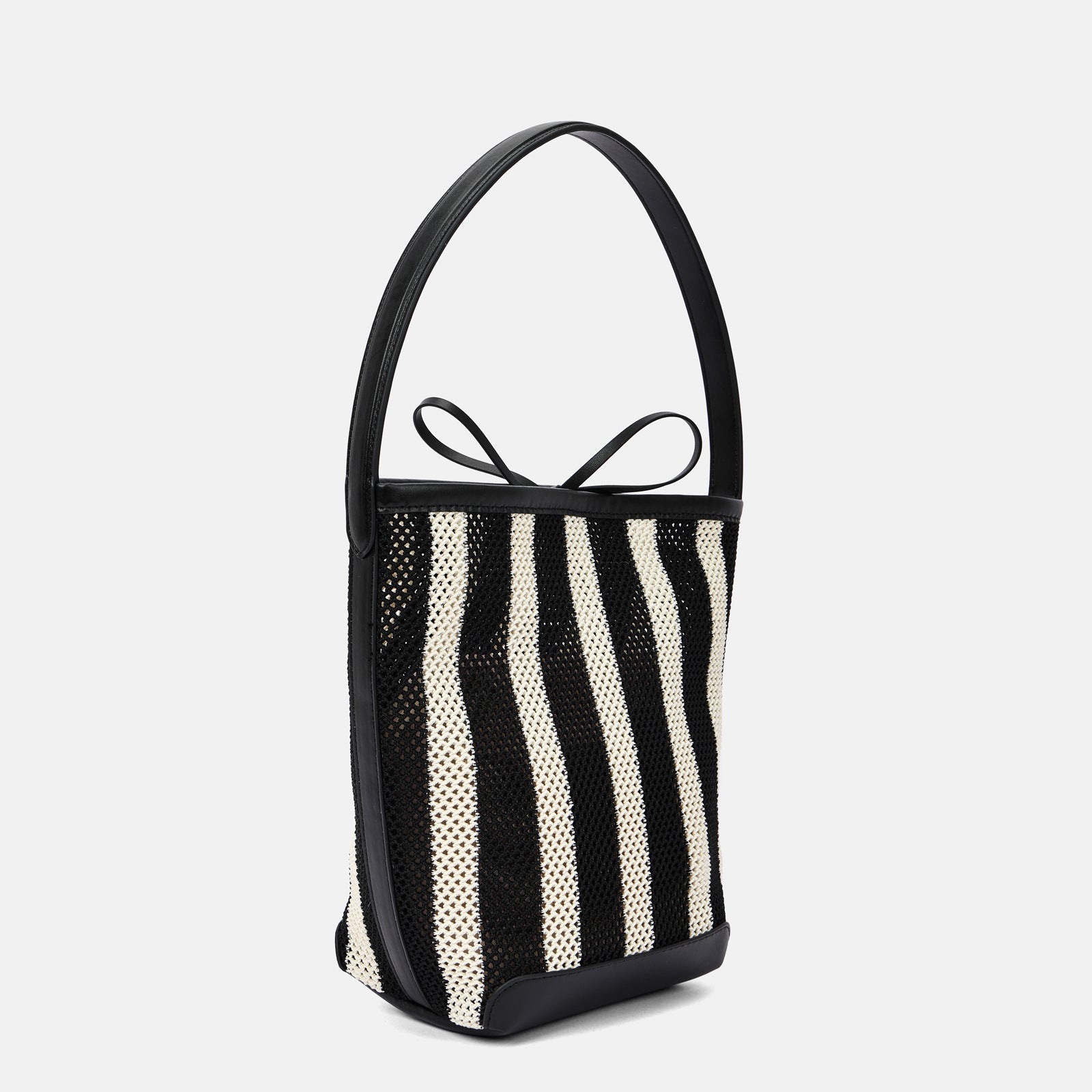 Sac Femme d’Été en Tissu Tissé pour Épaule et Aisselle, Style Seau 28x18x13cm - IVOIRART.COM