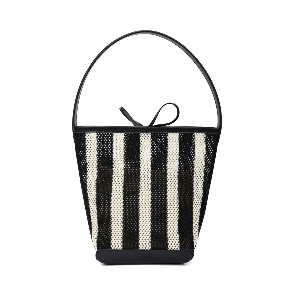 Sac Femme d’Été en Tissu Tissé pour Épaule et Aisselle, Style Seau 28x18x13cm - IVOIRART.COM