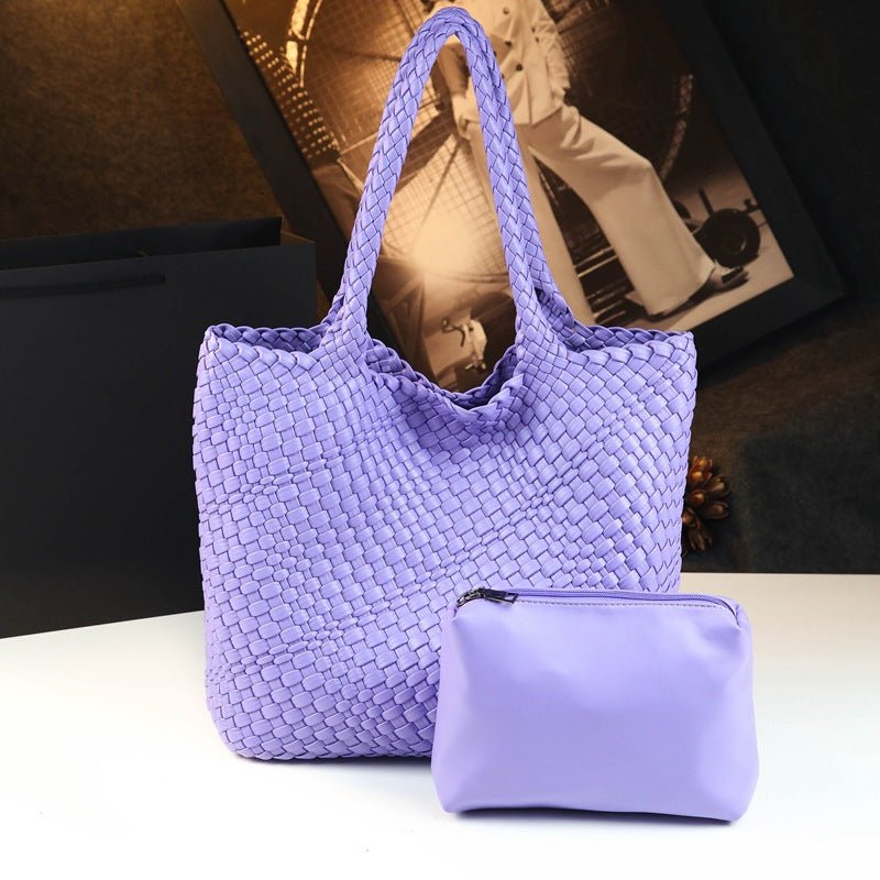 Sac fourre-tout en cuir de vachette, grande capacité, bandoulière épaule - IVOIRART.COM