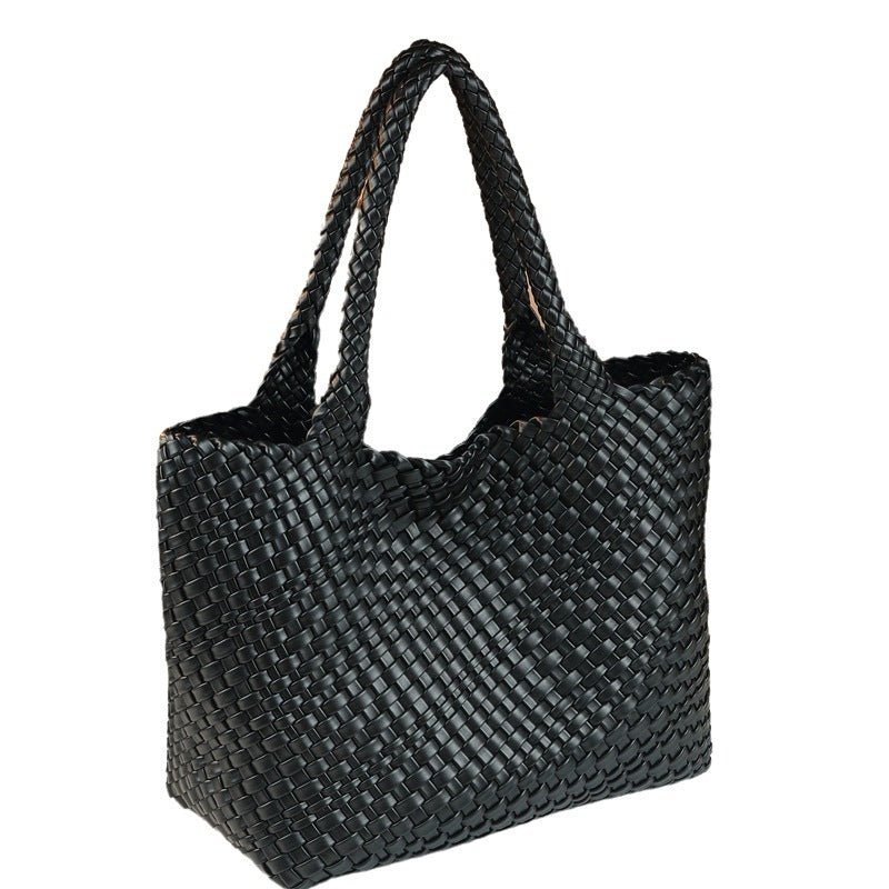 Sac fourre-tout en cuir de vachette, grande capacité, bandoulière épaule - IVOIRART.COM