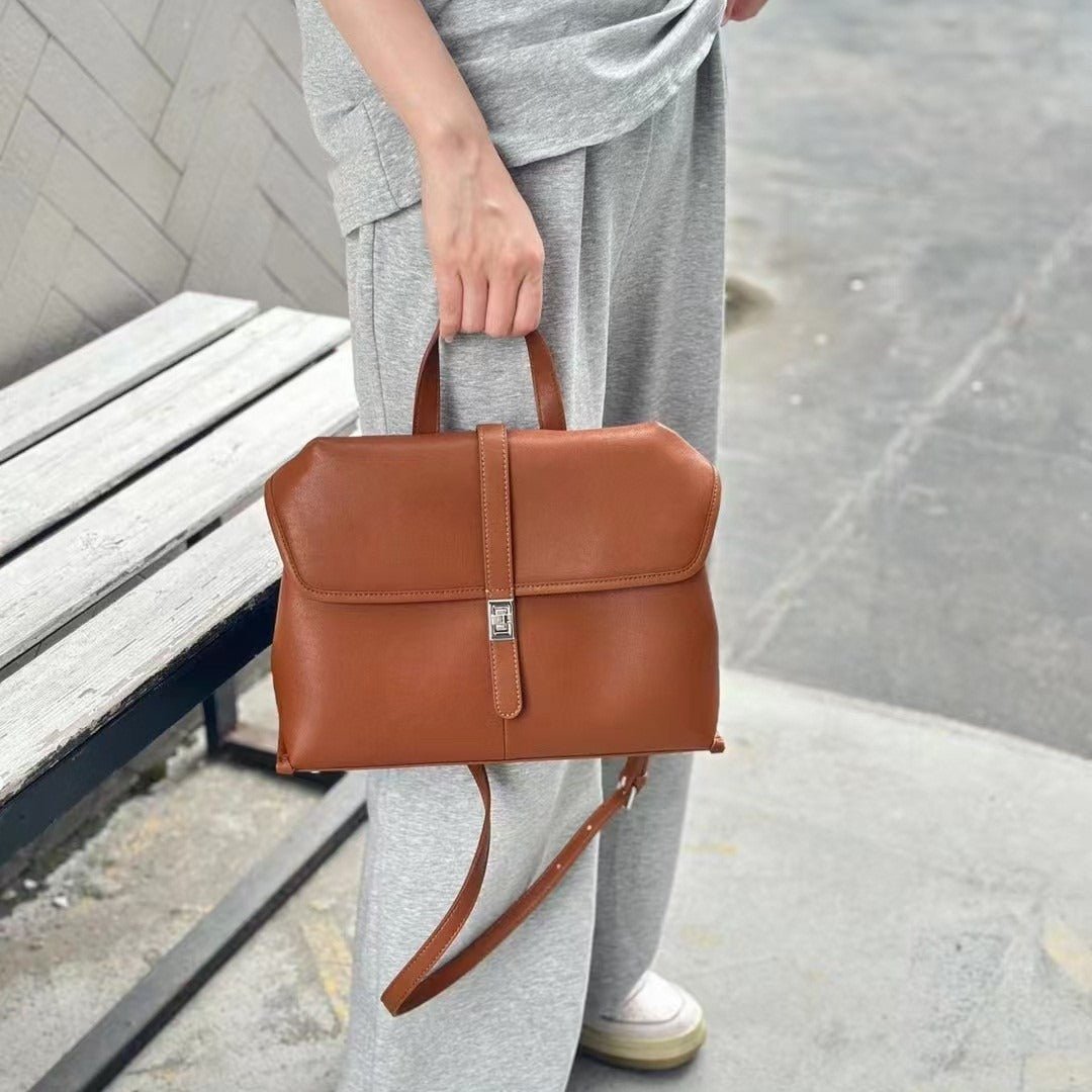 Sac fourre-tout polyvalent et grand format pour femme, porté épaule et bandoulière - IVOIRART.COM