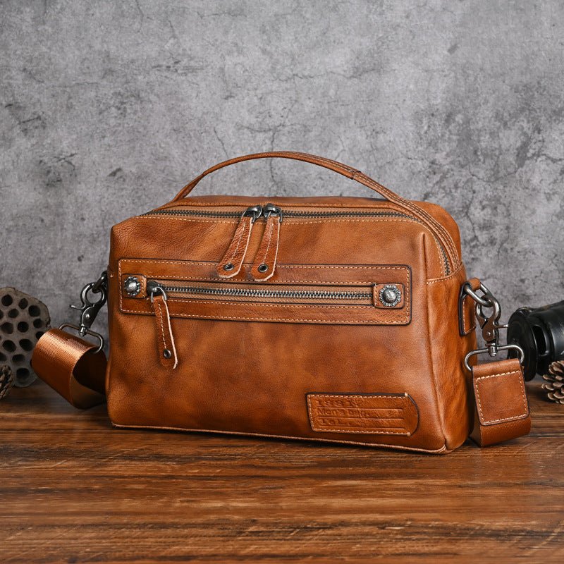 Sac Homme en Cuir Véritable Tendance - Style Authentique et Durable - IVOIRART.COM
