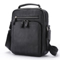 Sac messager à bandoulière en cuir véritable vintage effet cheval fou - IVOIRART.COM