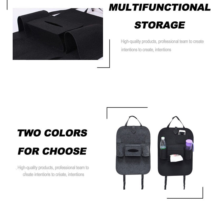 Sac Organisateur Multi - Usages pour Siège Auto, Fonctionnel et Élégant - IVOIRART.COM