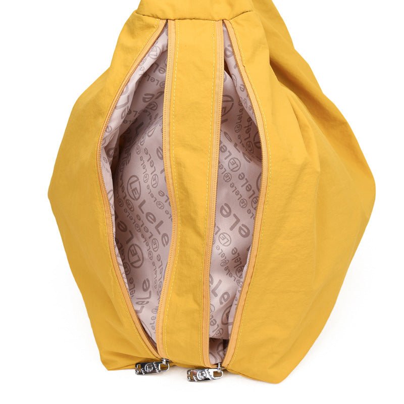 Sac sous - bras en nylon pour femme, grande capacité, cœur souple, couleurs variées - IVOIRART.COM