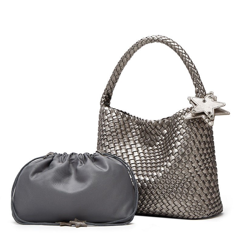 Sac tissé à la main de grande capacité haut de gamme – Élégance et espace - IVOIRART.COM