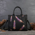 Sac Vintage Petit Carré pour Femmes en Cuir de Vachette Pleine Fleur - IVOIRART.COM