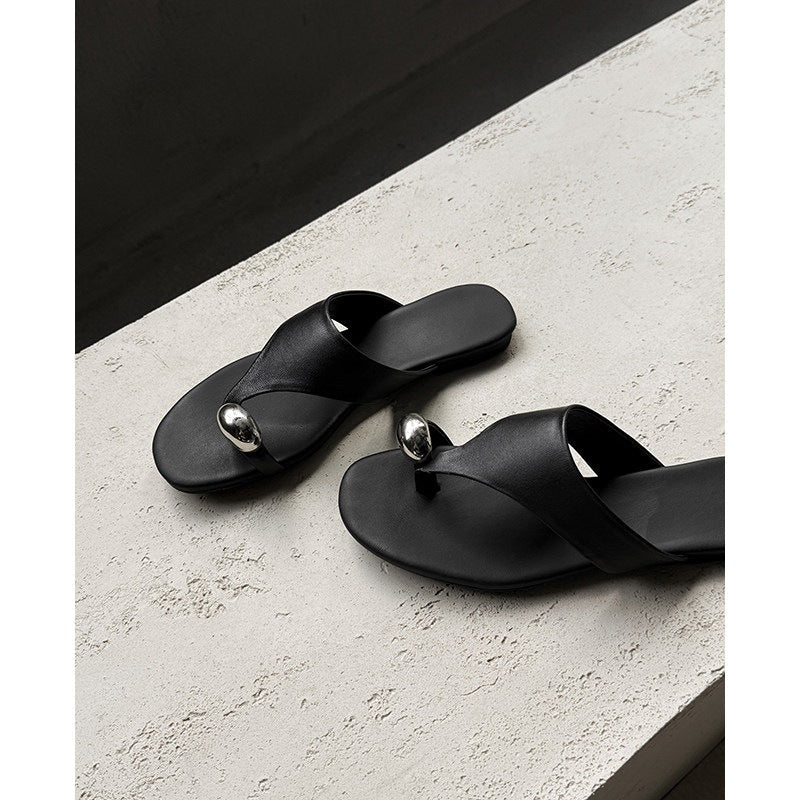 Sandales en Peau de Mouton avec Boucle en Métal pour Femmes, Confort et Élégance - IVOIRART.COM