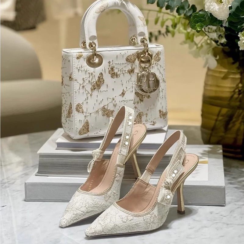 Sandales femme élégantes à bride unique avec nœud délicat en cuir raffiné - IVOIRART.COM