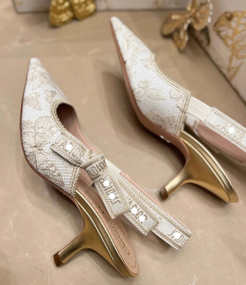 Sandales femme élégantes à bride unique avec nœud délicat en cuir raffiné - IVOIRART.COM