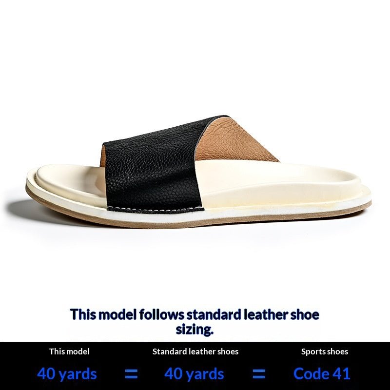 Sandales homme décontractées extérieures antidérapantes tendance plage slide été - IVOIRART.COM