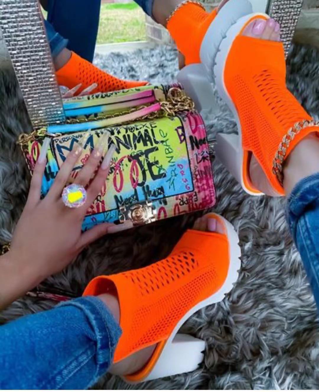 Sandales ouvertes à talons hauts pour femmes avec ouverture en bouche de poisson - IVOIRART.COM